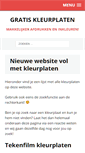 Mobile Screenshot of gratiskleurplaten.com